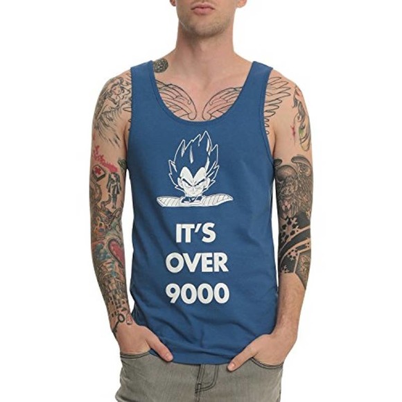 Ripple Junction Blue Graphic Tank Top - Picture 1 of 8
